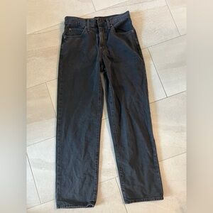 Levi's Black Flare Wide Leg Jeans